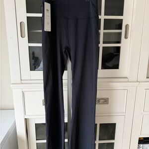 Goddess Wide-Leg Black Leggings